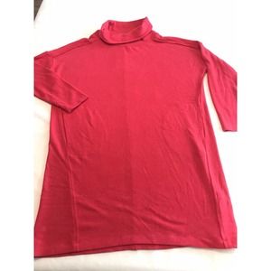 Saturday Sunday Anthropologie Pink Oversized Slouchy Turtleneck Loungewear Sz L